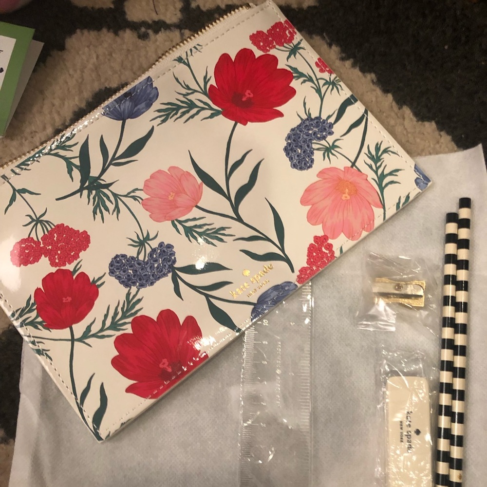 Brand new Kate Spade pencil case set